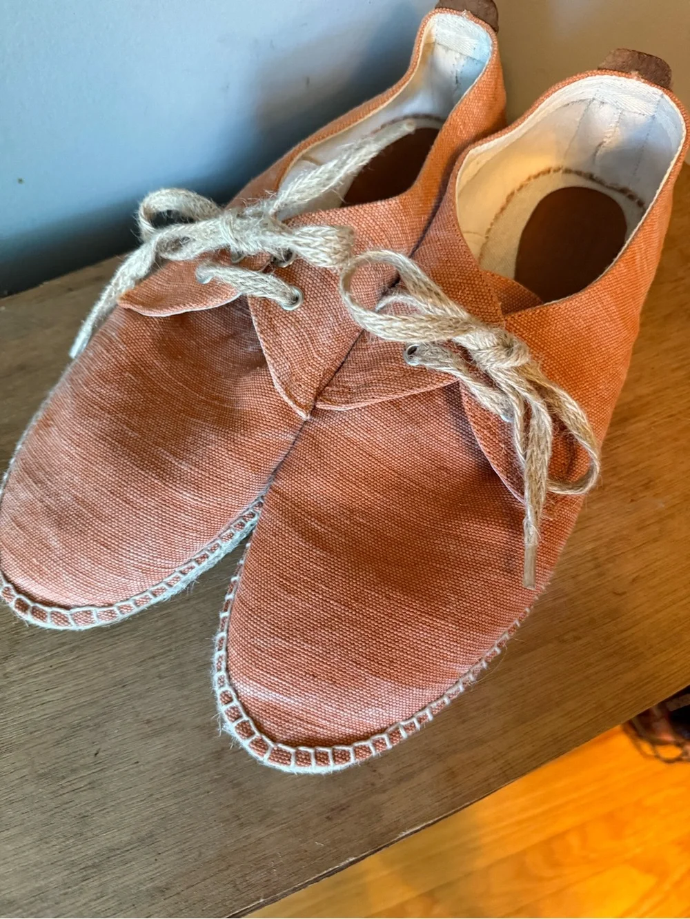 HANDMADE The Brand Luxor Sunset Espadrilles Shoes 12/45